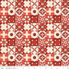 SALE Wild Rose Tiles C14044 Red - Riley Blake Designs - Geometric Western - Quilting Cotton Fabric