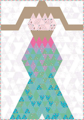 SALE Be a Mermaid Quilt PATTERN P177 by Bee Sew Inspired - Riley Blake Designs - INSTRUCTIONS Only - Pieced Confident Beginner - Two Sizes
