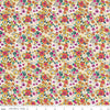 SALE Flower Farm Potted Flowers C13984 Vanilla - Riley Blake Designs - Floral Blossoms - Quilting Cotton Fabric