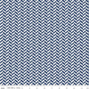 9" End of Bolt - SALE Effervescence Herringbone C13730 Navy - Riley Blake Designs - Blue White - Quilting Cotton Fabric