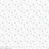 SALE Effervescence Circles C13731 Gray - Riley Blake Designs - On White - Quilting Cotton Fabric