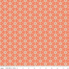 SALE Market Street Hexagons C14125 Coral - Riley Blake Designs - Geometric Floral - Quilting Cotton Fabric
