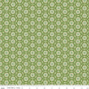SALE Market Street Hexagons C14125 Grass - Riley Blake Designs - Geometric Floral - Quilting Cotton Fabric