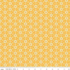SALE Market Street Hexagons C14125 Yellow - Riley Blake Designs - Geometric Floral - Quilting Cotton Fabric