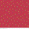 SALE Market Street Flower Grid C14128 Berry - Riley Blake Designs - Floral Flowers Blossoms Dots Diagonal Grid - Quilting Cotton Fabric