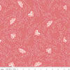 10" End of Bolt - Moonchild Moths SC13821 Raspberry SPARKLE - Riley Blake Designs - Leaves Stars Dots Gold SPARKLE - Quilting Cotton Fabric
