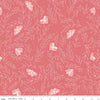 20" End of Bolt - Moonchild Moths SC13821 Raspberry SPARKLE - Riley Blake Designs - Leaves Stars Dots Gold SPARKLE - Quilting Cotton Fabric