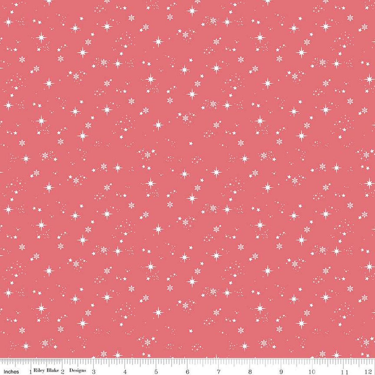 Moonchild Starfall C13825 Raspberry - Riley Blake Designs - Stars Pin ...