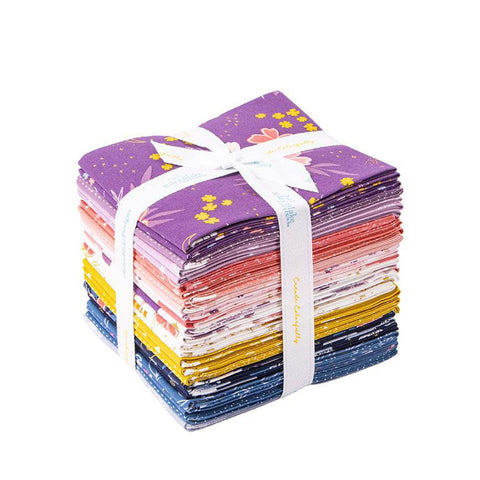 Moonchild Fat Quarter Bundle 25 pieces - Riley Blake Designs - Pre cut Precut - Sparkle - Quilting Cotton Fabric