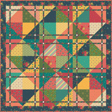 DEAL Slice & Dice Quilt PATTERN P154 - Heather Peterson - Riley Blake - INSTRUCTIONS Only - Pieced Various Sizes 10" Stacker Friendly