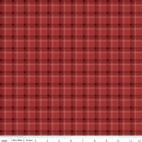 Woodsman Plaid C13766 Red - Riley Blake Designs - Quilting Cotton Fabric