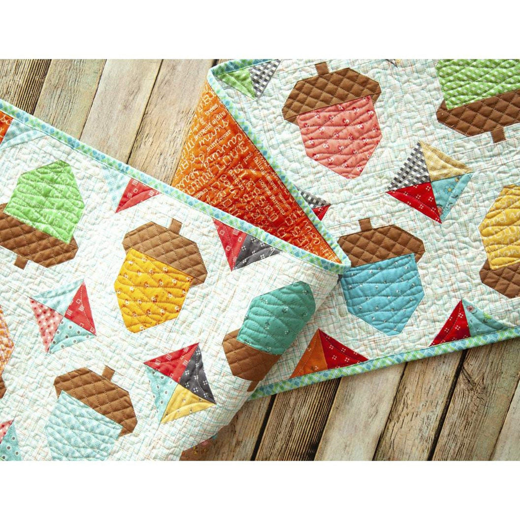 SALE Acorn Love Runner PATTERN P120 by Lori Holt - Riley Blake Designs - INSTRUCTIONS Only - 5" Stacker Friendly