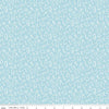 19" End of Bolt - Alphabet Zoo Alphabet Soup C14093 Aqua - Riley Blake Designs - Tossed Letters - Quilting Cotton Fabric
