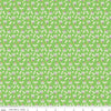 CLEARANCE Storytime 30s Fences C13861 Green - Riley Blake  - Floral Flowers - Quilting Cotton