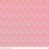 SALE Storytime 30s Fences C13861 Pink - Riley Blake Designs - Floral Flowers - Quilting Cotton Fabric