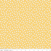 Fat Quarter End of Bolt - SALE Storytime 30s Dots Elephants C13867 Honey - Riley Blake Designs - Elephants Dots - Quilting Cotton Fabric