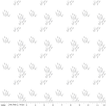 SALE Hush Hush 3 Cattail the Difference C14061 - Riley Blake Designs - Cattails Low-Volume - Quilting Cotton Fabric