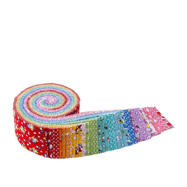 Storytime 30s 2.5 Inch Rolie Polie Jelly Roll 40 pieces - Riley Blake Designs - Precut Pre cut Bundle - Quilting Cotton Fabric