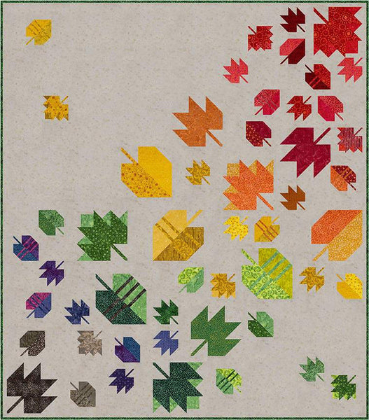 SALE Fall in Love (With Batiks) PATTERN P100 by Bluebird Patterns - Riley Blake Designs - INSTRUCTIONS Only - Three Projects