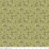 9" End of Bolt - Anne of Green Gables Stems C13854 Fern - Riley Blake Designs - Floral Flowers Leaves - Quilting Cotton - Licensed Product