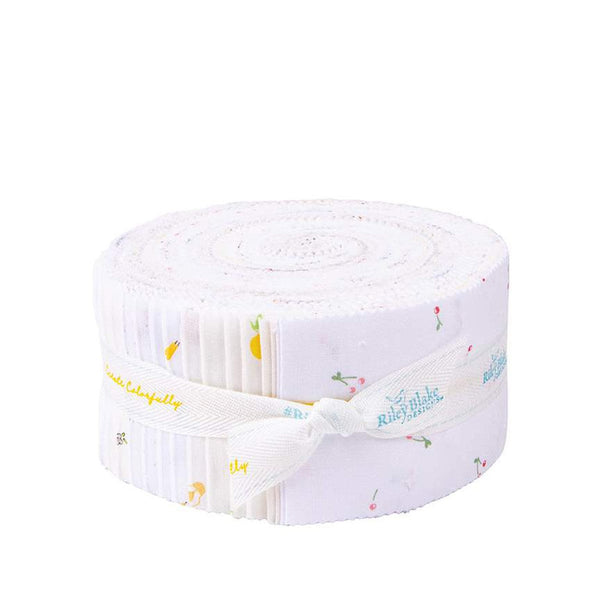 SALE Hush Hush 3 2.5 Inch Rolie Polie Jelly Roll 40 pieces - Riley Blake - Precut Pre cut Bundle - Low-Volume - Quilting Cotton Fabric