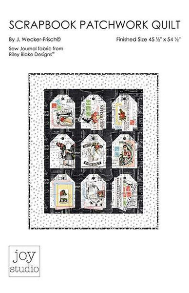 SALE Scrapbook Patchwork Quilt PATTERN P120 by J. Wecker Frisch - Riley Blake Designs - INSTRUCTIONS Only - Sew Journal