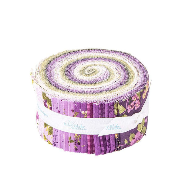 Anne of Green Gables 2.5 Inch Rolie Polie Jelly Roll 40 pieces - Riley Blake Designs - Precut Pre cut Bundle - Quilting Cotton Fabric