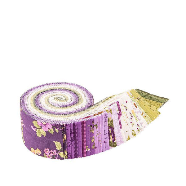 Anne of Green Gables 2.5 Inch Rolie Polie Jelly Roll 40 pieces - Riley Blake Designs - Precut Pre cut Bundle - Quilting Cotton Fabric