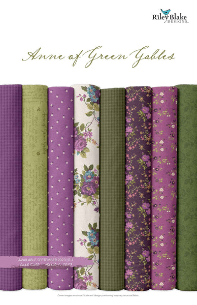 Anne of Green Gables Layer Cake 10" Stacker Bundle - Riley Blake Designs - 42 piece Precut Pre cut - Quilting Cotton Fabric