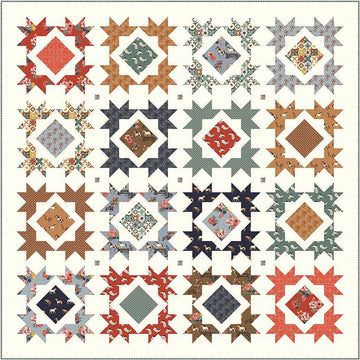 SALE Crystal Systems Quilt PATTERN P180 - Wendy Sheppard - Riley Blake Designs - INSTRUCTIONS Only - Pieced