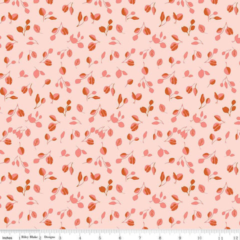 Porch Swing Eucalyptus C14053 Pink by Riley Blake Designs - Leaf Leaves - Quilting Cotton Fabric