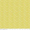 SALE Flower Farm Vines C13987 Lime - Riley Blake Designs - White Flowers Blossoms Leaves - Quilting Cotton Fabric