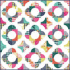 SUPER SALE! Flower Garden Quilt PaTTERN P126 - Keera Job - Riley Blake Designs - INSTRUCTIONS Only - Curved Piecing