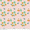 Spring Gardens Bouquets C14111 Pink - Riley Blake Designs - Floral Flowers Pin Stripes - Quilting Cotton Fabric