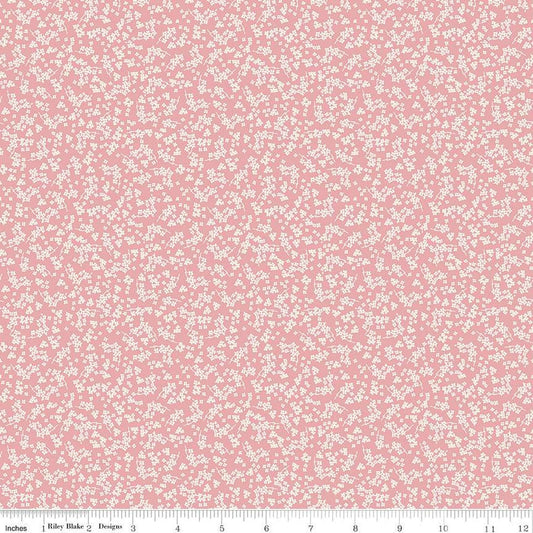 Spring Gardens Ditsy Floral C14115 Peony - Riley Blake Designs - Flower Flowers - Quilting Cotton Fabric