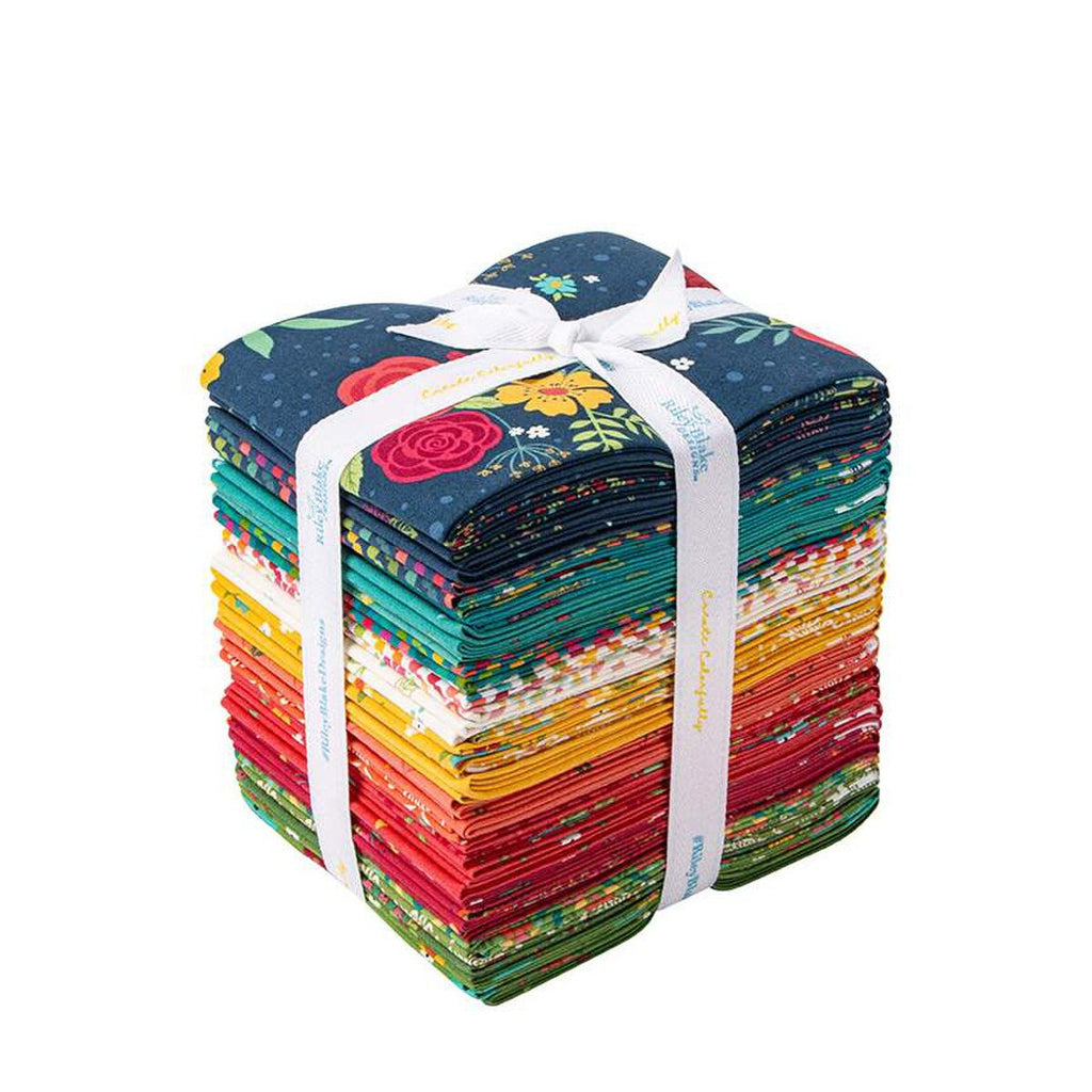 Market Street Fat Quarter Bundle 31 pieces - Riley Blake Designs - Pre cut Precut - Floral - Quilting Cotton Fabric