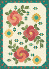 Midnight Rose Garden Quilt PATTERN - Heather Peterson Riley Blake Designs - INSTRUCTIONS Only - Pieced No Y Seams