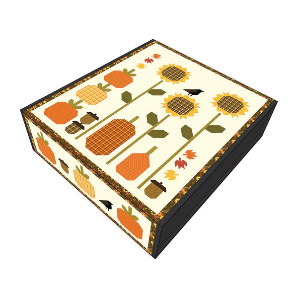 Feels Like Fall Boxed Quilt Kit KT-14120 by Sandy Gervais - Riley Blake Designs - Box Pattern Fabric - Fall's in Town - Quilting Cotton