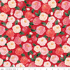 My Valentine Main C14150 Red - Riley Blake Designs - Floral Flowers Leaves Valentine's Day Valentines - Quilting Cotton Fabric