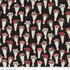 CLEARANCE My Valentine Bouquets C14152 Black - Riley Blake Designs - Floral Flowers Valentine's Day Valentines - Quilting Cotton Fabric