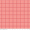 SALE My Valentine Plaid C14155 Coral by Riley Blake Designs - Valentine's Day Valentines - Quilting Cotton Fabric