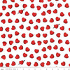 Fat Quarter End of Bolt - CLEARANCE All My Heart C14133 Heart Toss White - Riley Blake - Valentine's Day Valentines - Quilting Cotton Fabric