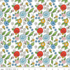 SALE All My Heart Bouquet Toss C14140 White - Riley Blake Designs - Floral Flowers Valentine's Day Valentines - Quilting Cotton Fabric