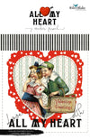 SUPER SALE! All My Heart 2.5 Inch Rolie Polie Jelly Roll 40-Piece - Riley Blake - Precut Bundle - Valentine - Quilting Cotton Fabric