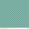 Afternoon Tea Floral Spoons C14034 Scrubs - Riley Blake Designs - Lattice Grid Flowers - Quilting Cotton Fabric