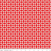 CLEARANCE I Love Us Tiled Hearts C13963 Red by Riley Blake Designs - Valentine's Day Valentines Geometric - Quilting Cotton Fabric