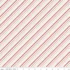 SALE I Love Us Stripes C13966 Cream - Riley Blake Designs - Valentine's Day Valentines Diagonal Stripe Striped - Quilting Cotton Fabric