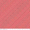 SALE I Love Us Stripes C13966 Red - Riley Blake Designs - Valentine's Day Valentines Diagonal Stripe Striped - Quilting Cotton Fabric