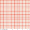 Fat Quarter End of Bolt - SALE I Love Us Plaid C13968 Blush by Riley Blake Designs - Valentine's Day Valentines - Quilting Cotton Fabric