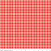 SALE I Love Us Plaid C13968 Red - Riley Blake Designs - Valentine's Day Valentines - Quilting Cotton Fabric